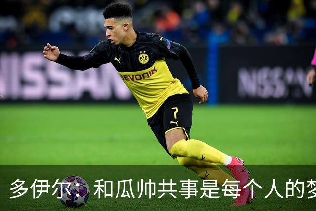 多伊尔：和瓜帅共事是每个人的梦想